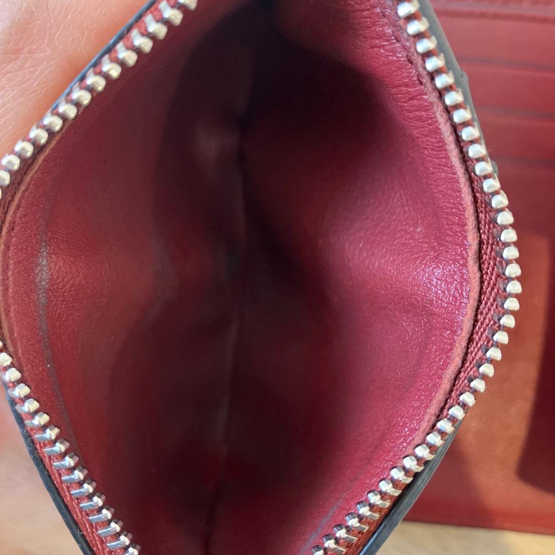 LOEWE ブラウンレザー 三つ折り財布