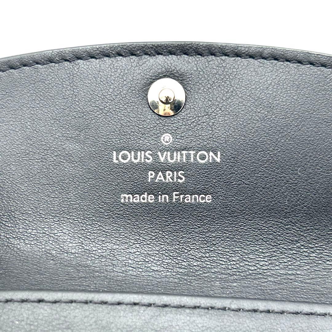 LOUIS VUITTON ヴィトン マヒナ 4連キーケース パンチング レザー