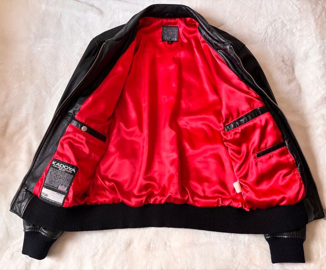 KADOYA カドヤ K’S LEATHER 牛革 レザージャケット ブラック