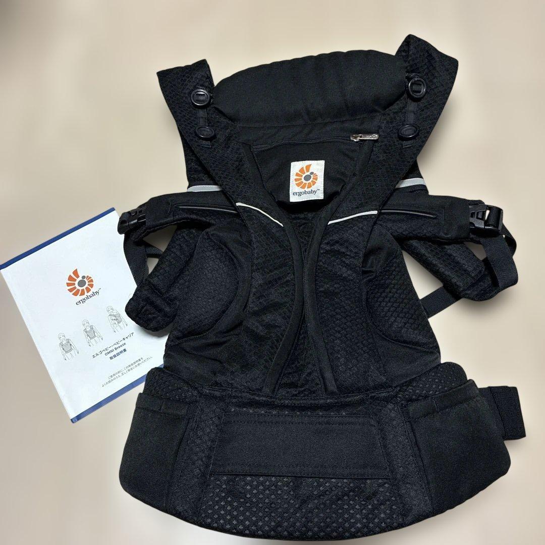 エルゴオムニブリーズ　オニキスブラック 抱っこ紐 説明書付き