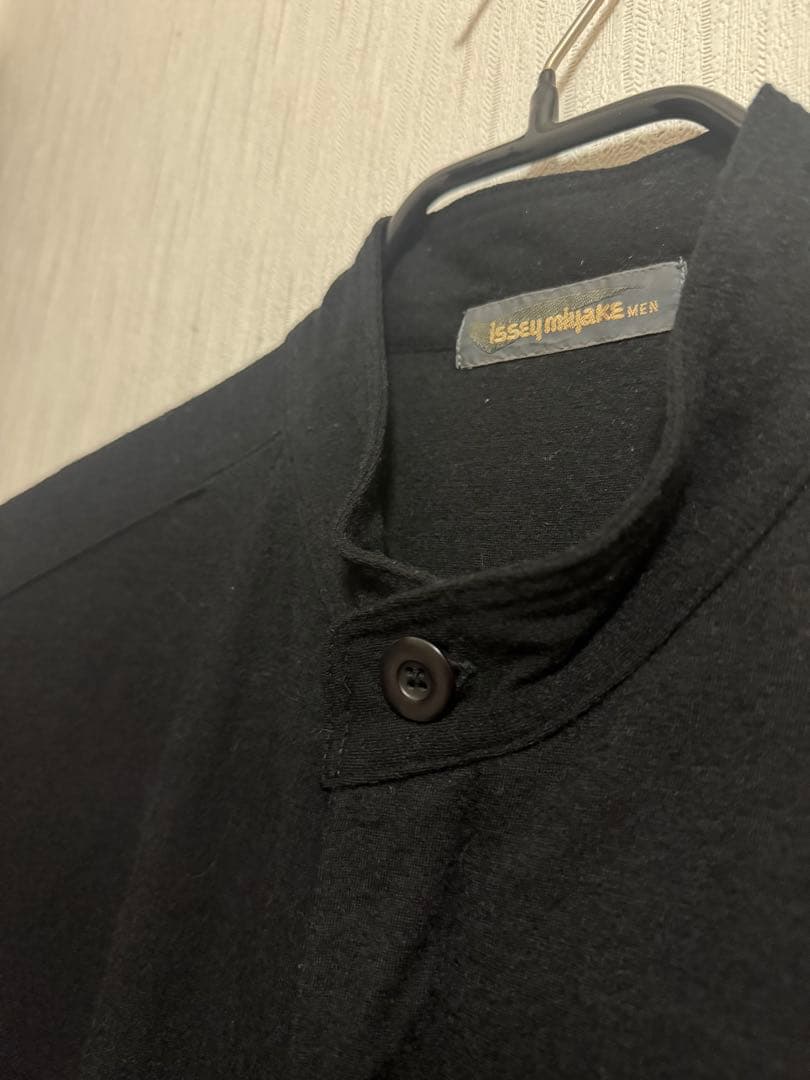 80s 筆タグ　イッセイミヤケ　ウール　オールインワン