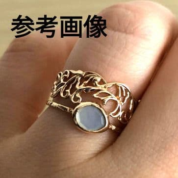 アガット K10 リング 13号 透かし レース クラシック 総柄 レア 限定