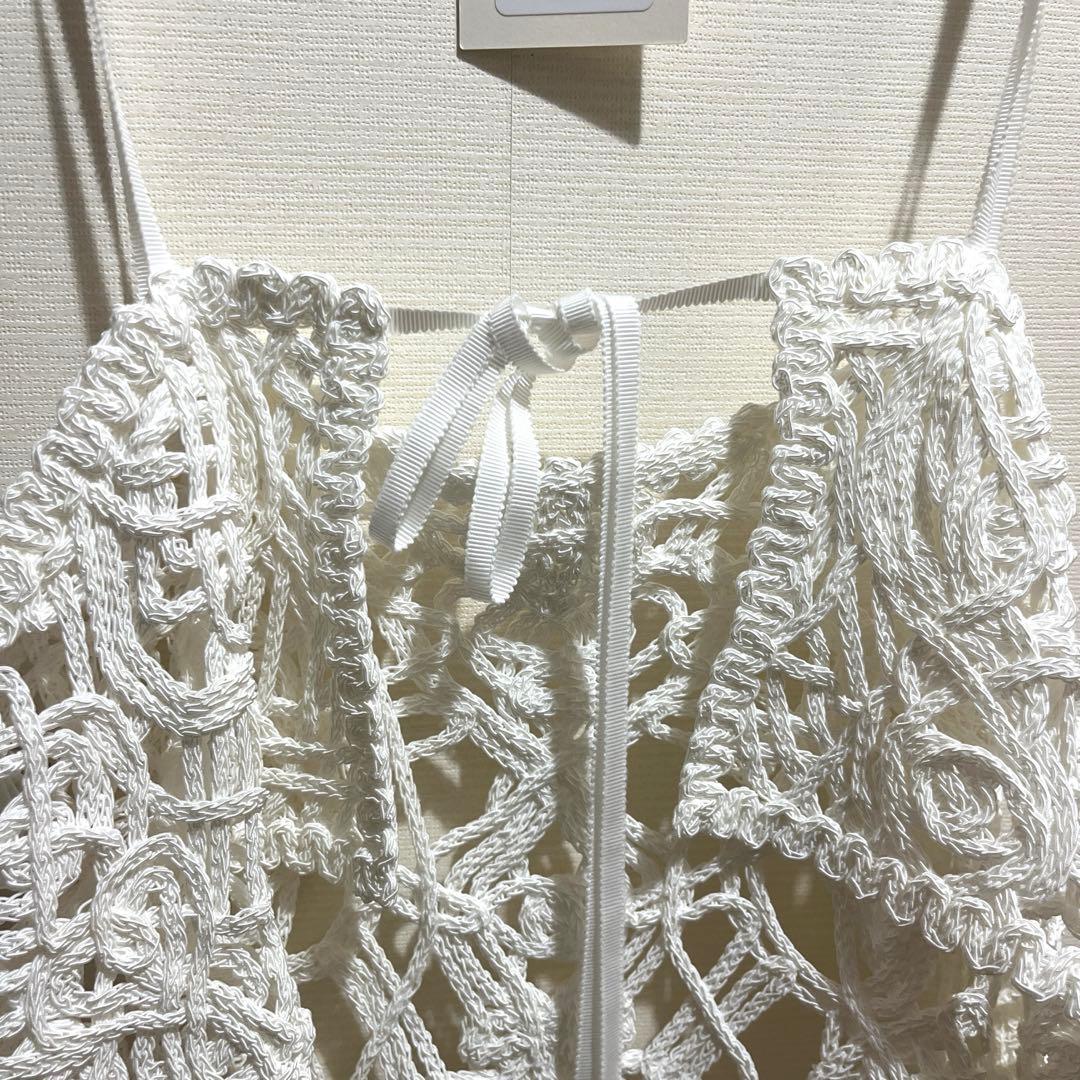 美品！AEWEN MATOPH テープレースキャミソール　ユナイテッドアローズ