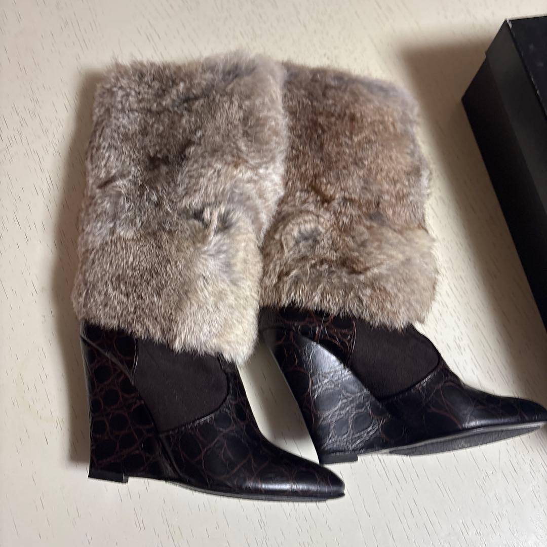 Giuseppe Zanotti ファーブーツ