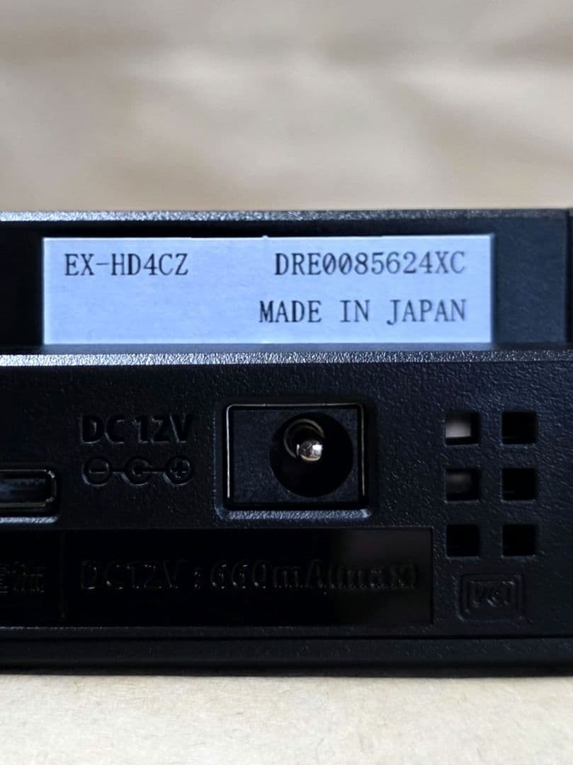 アイ・オー・データ 外付けHDD 4TB EX-HD4CZ