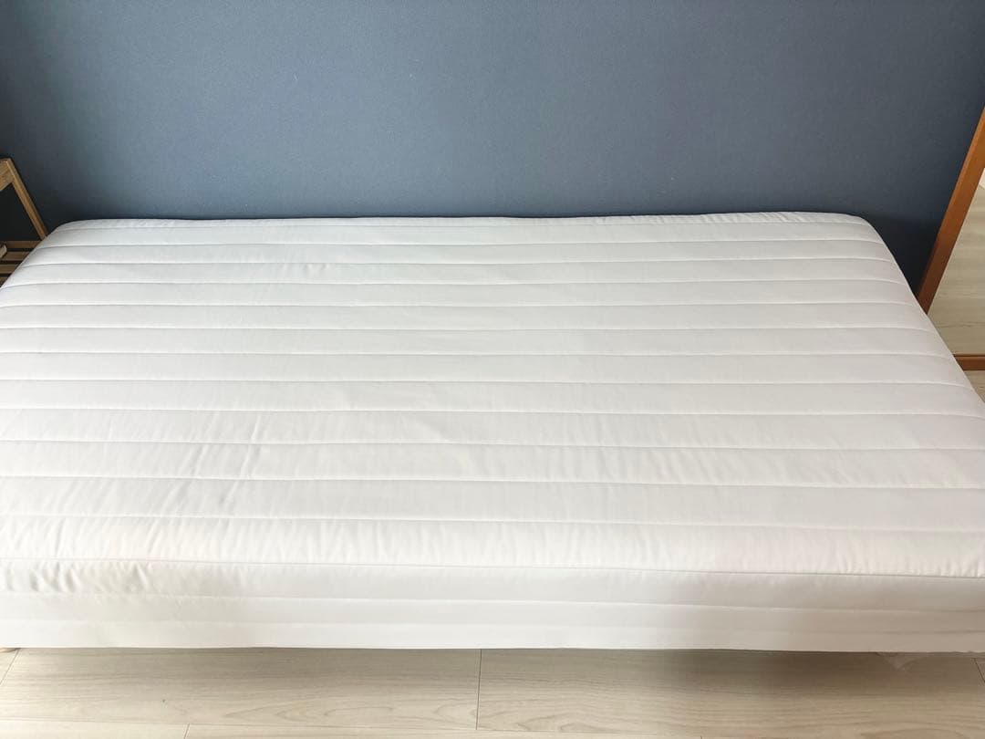 美品　脚付きマットレス　シングル　無印良品　ポケットコイル　洗えるカバー