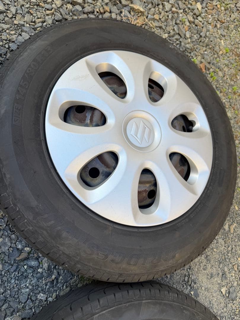 145/80R13 スズキ純正ホイールセット
