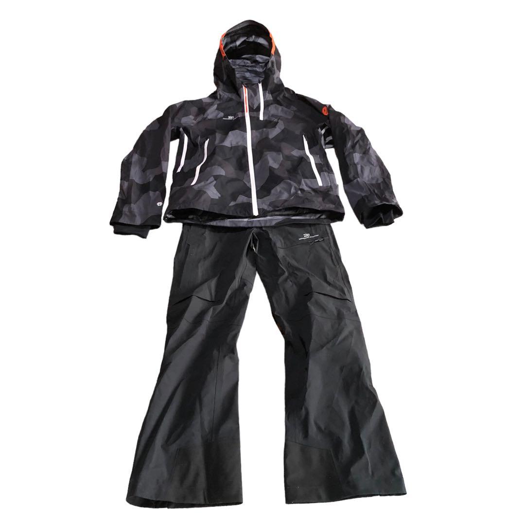 M*e様 2117 高機能スノーウェア 21-22年モデル 上下 ブラック オレ