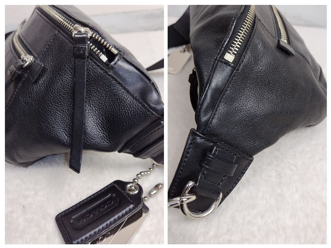 ✨極美品✨COACH ボディバッグ トンプソン シティ レザー ブラック