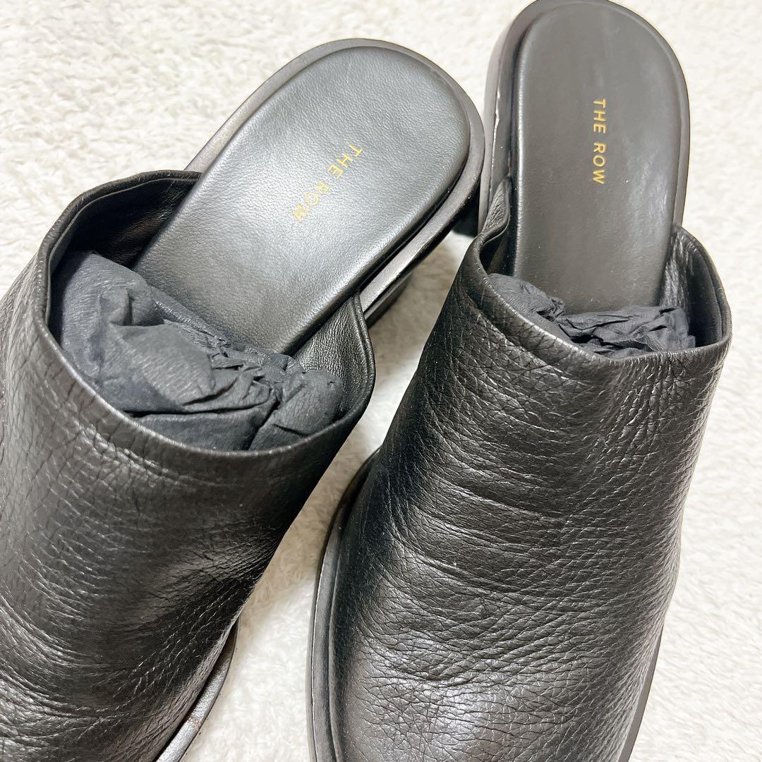 THE ROW ブラック サボ・クロッグサンダル