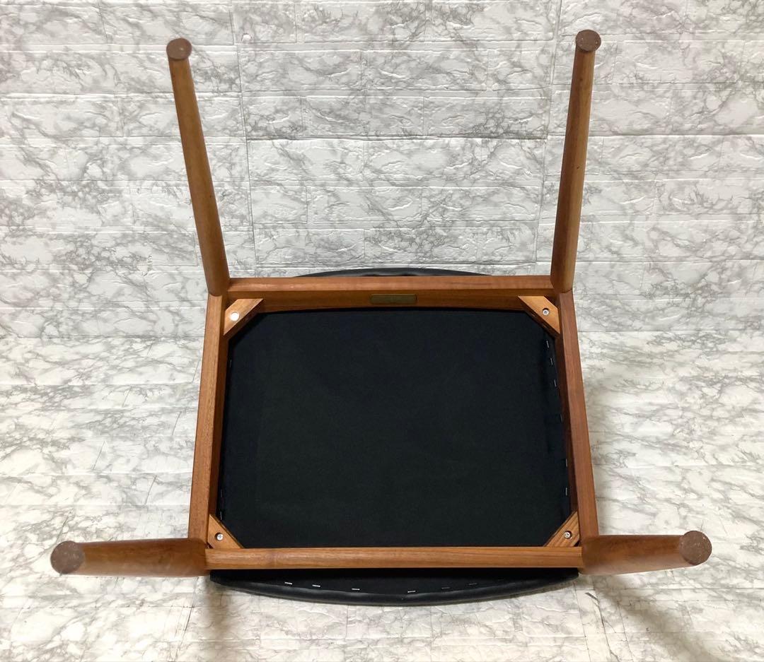 【美品】カイ・クリスチャンセン No.42 宮崎椅子 牛革 ダイニングチェア③