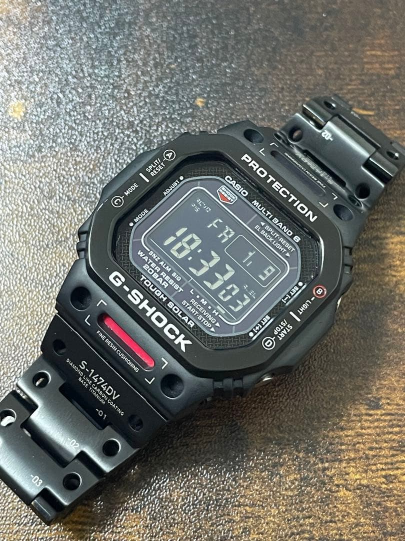CASIO G-SHOCK GMW-B5000TVA-1JR 風カスタム