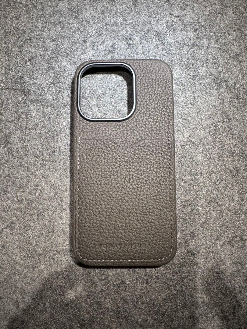 BONAVENTURAバックカバーケースシュリンクレザー iPhone15Pro