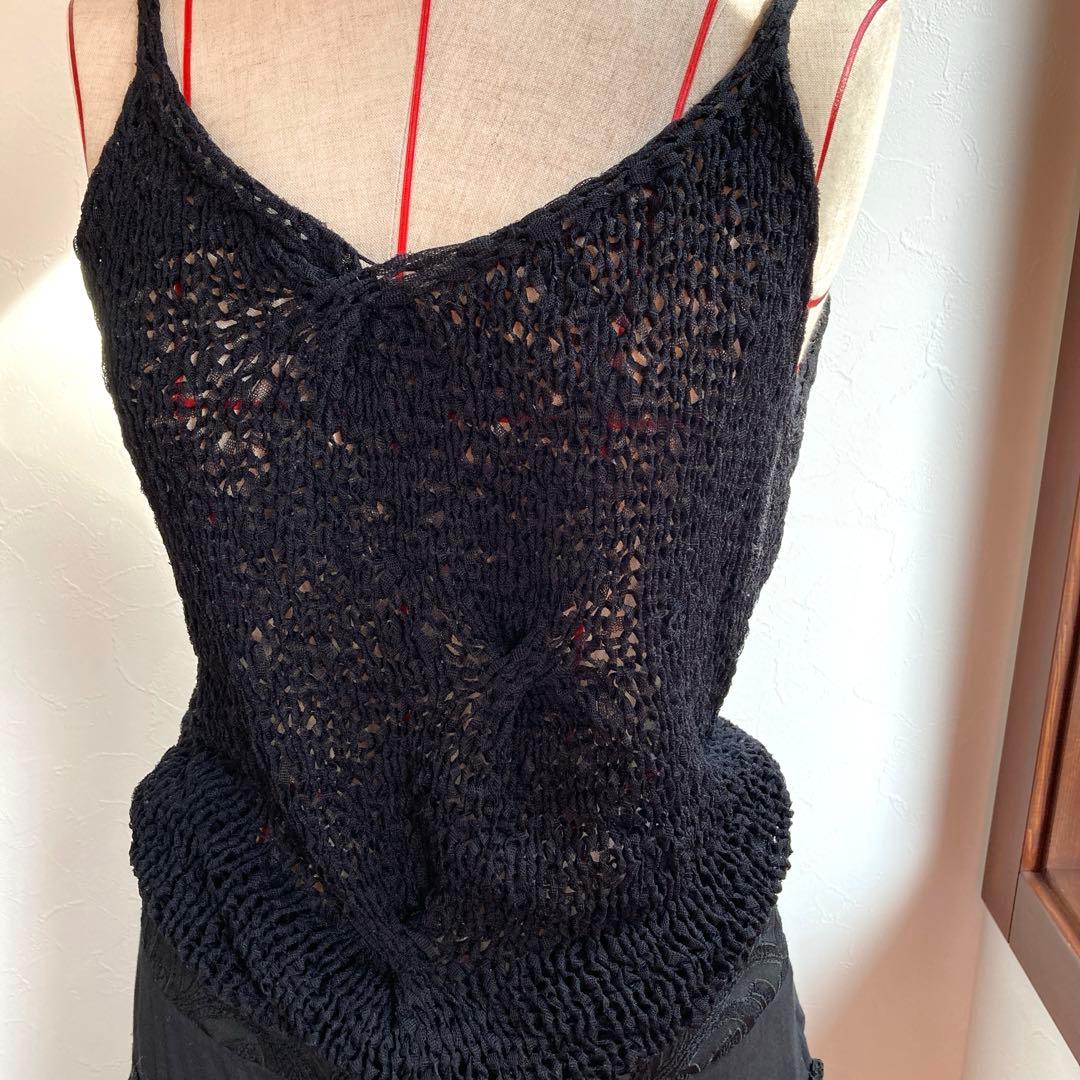 DRIES VAN NOTEN 2002ss 黒　トップス