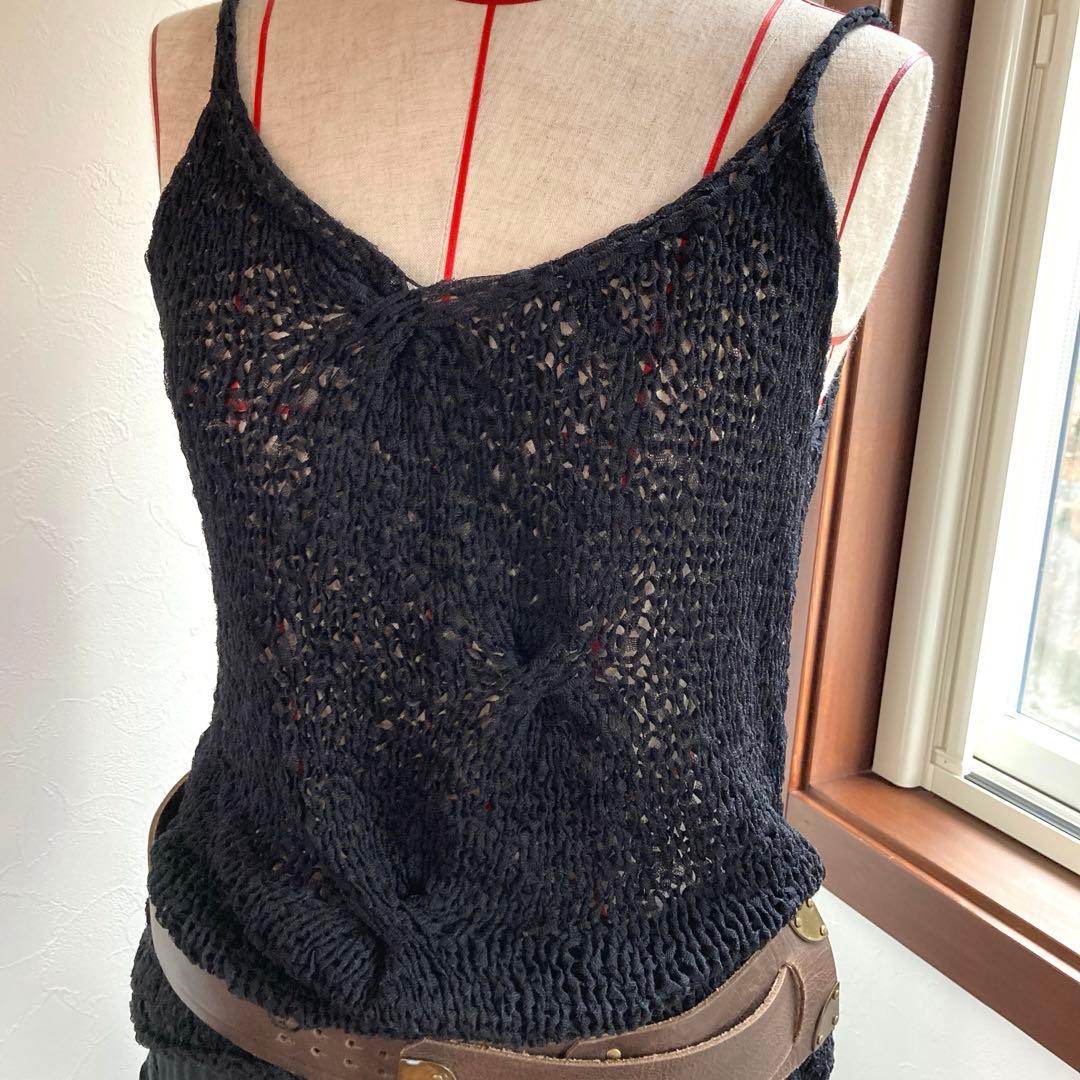 DRIES VAN NOTEN 2002ss 黒　トップス