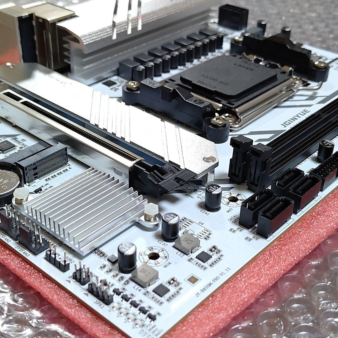 JGINYUE B650M PRO ホワイト AM5 Win11 Pro