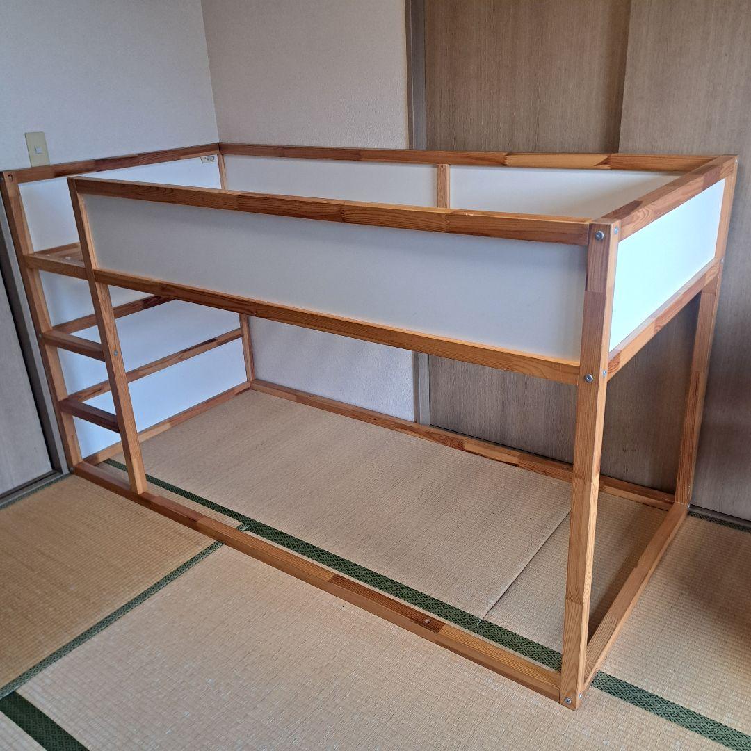 イケア IKEA KURA リバーシブル ベッド ロフト 中古 引取り限定