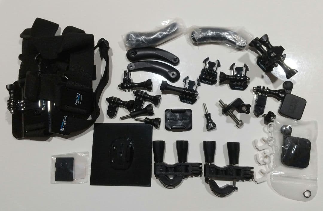■Go Pro アクセサリーまとめて★チェストストラップ、アタッチメント