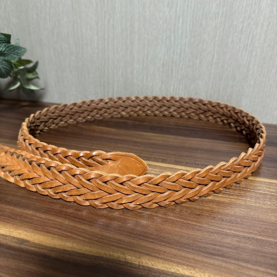 小物 Whitehouse Cox leather mesh belt