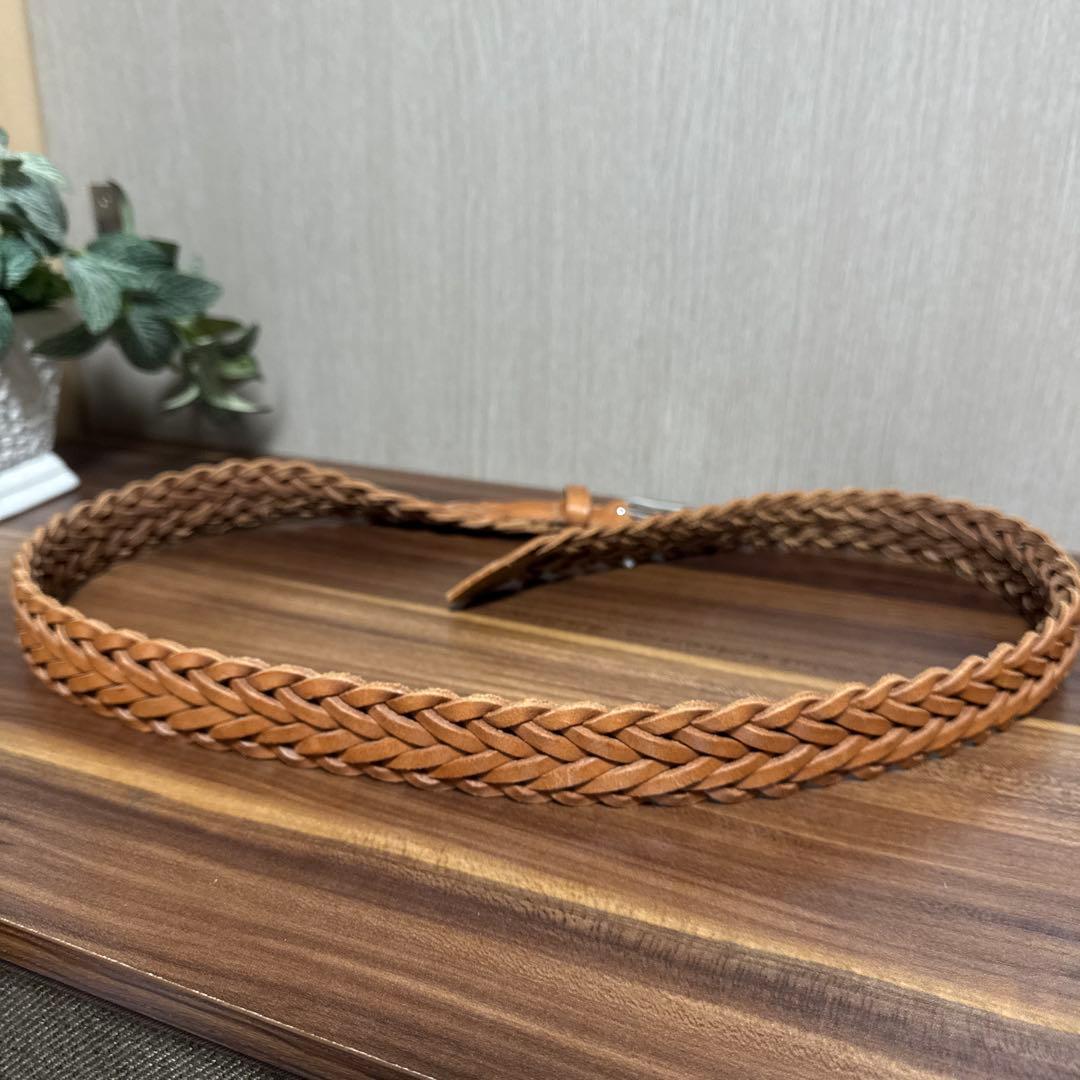 小物 Whitehouse Cox leather mesh belt