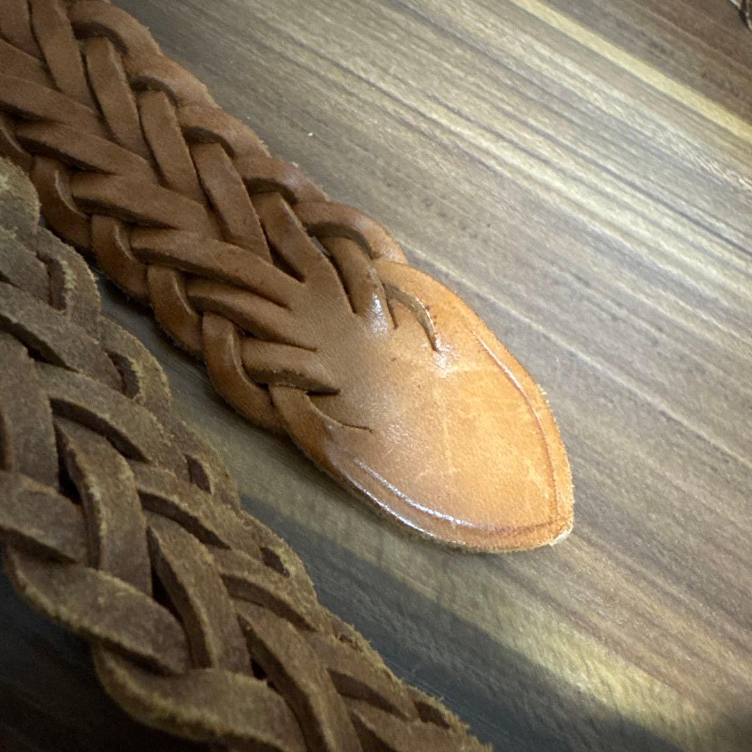 小物 Whitehouse Cox leather mesh belt