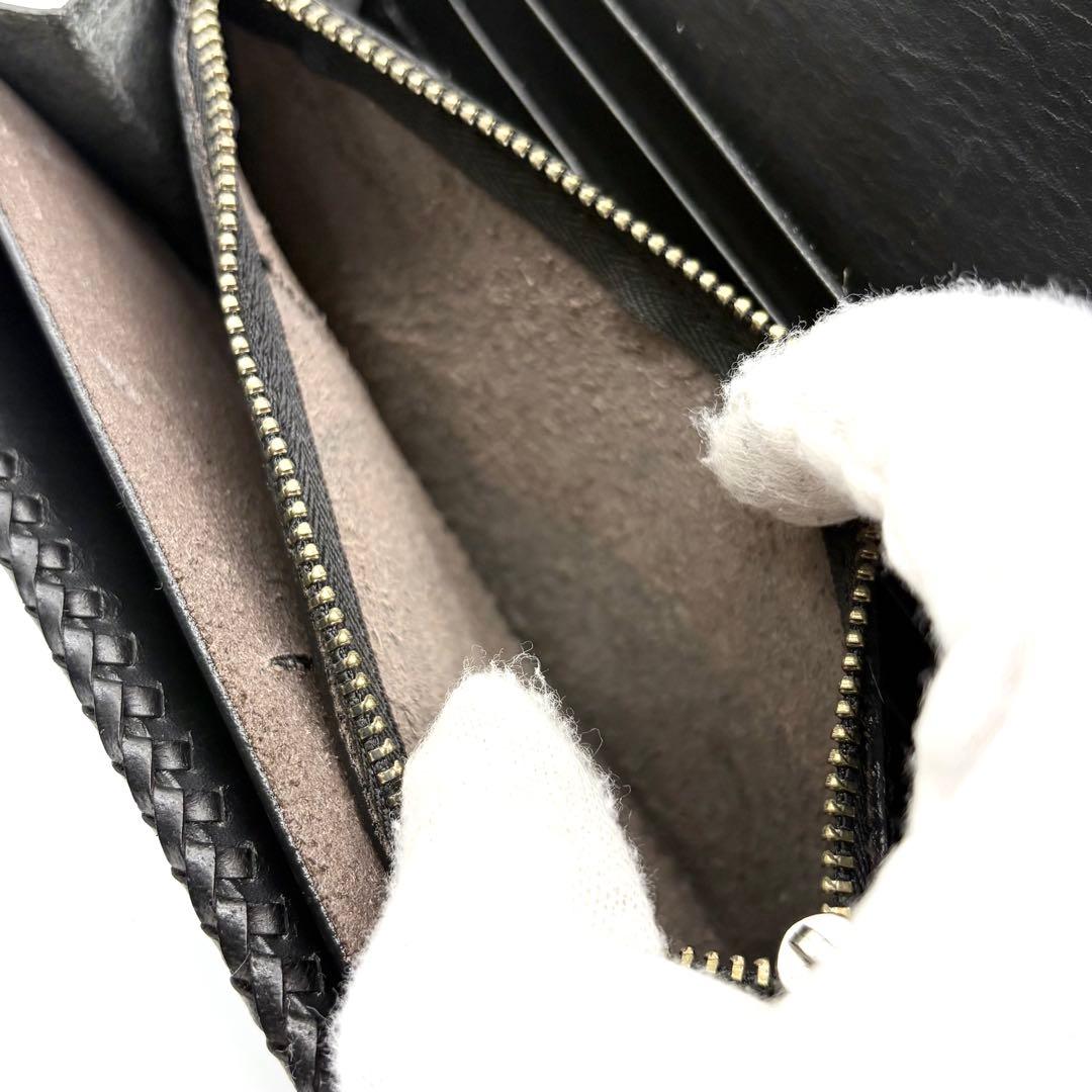 DAYS ART バイカーズウォレット レザー カービング ブラック