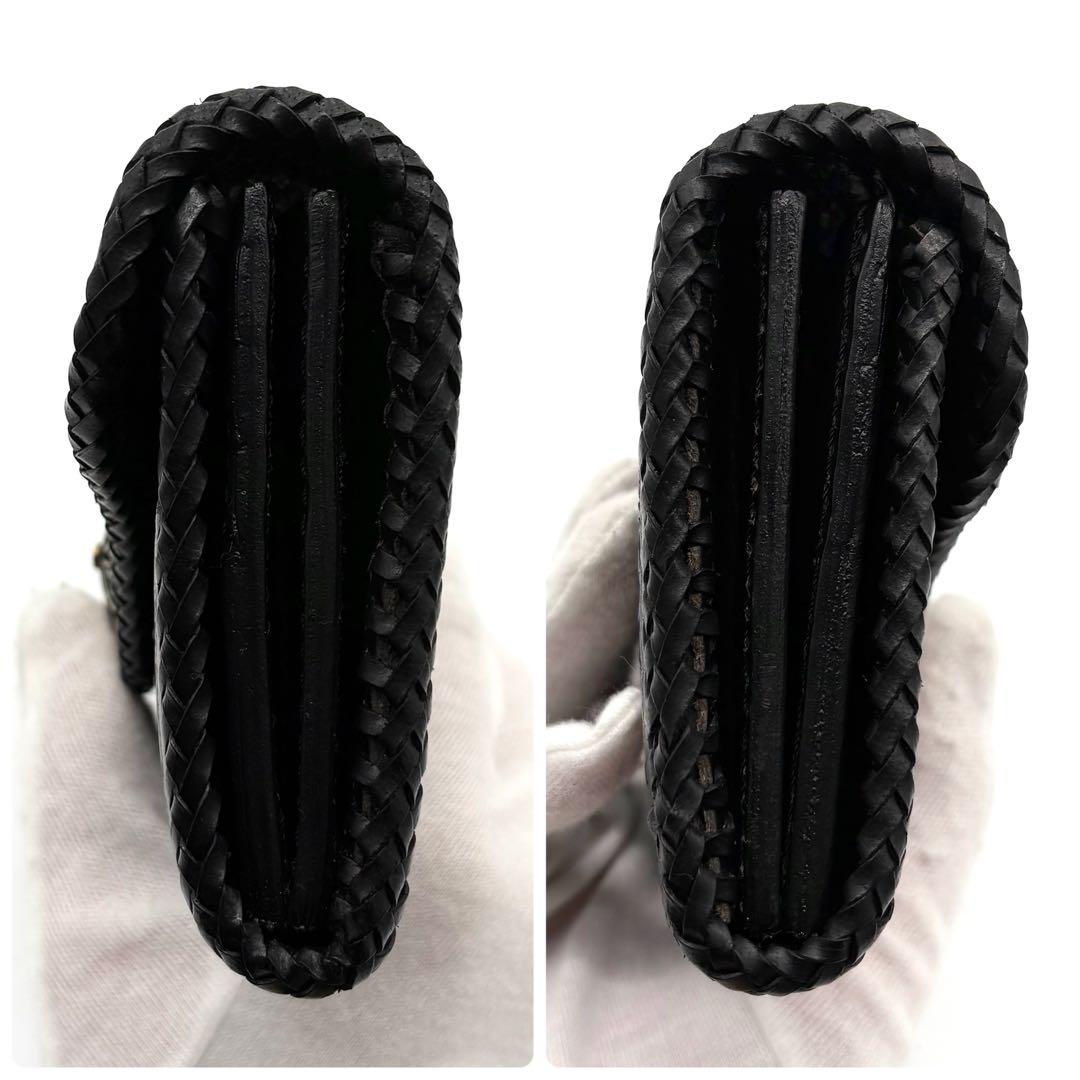 DAYS ART バイカーズウォレット レザー カービング ブラック