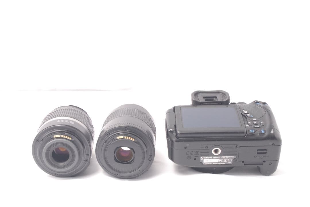 Canon EOS Kiss X6i ★一眼レフカメラ☆望遠レンズ付Wレンズ ★