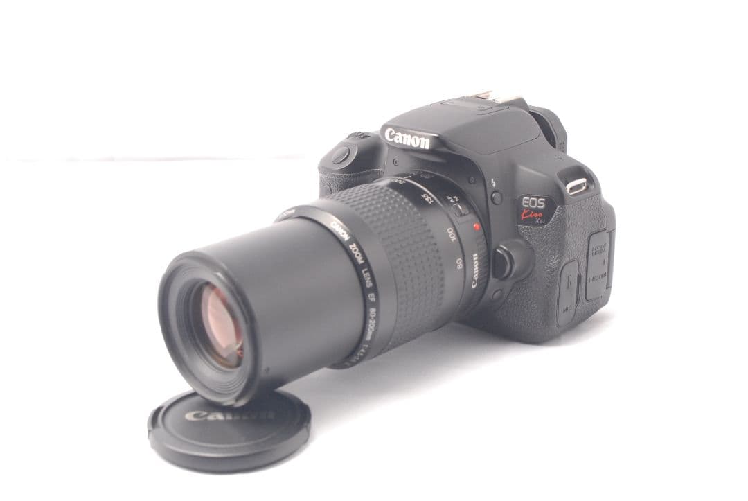 Canon EOS Kiss X6i ★一眼レフカメラ☆望遠レンズ付Wレンズ ★