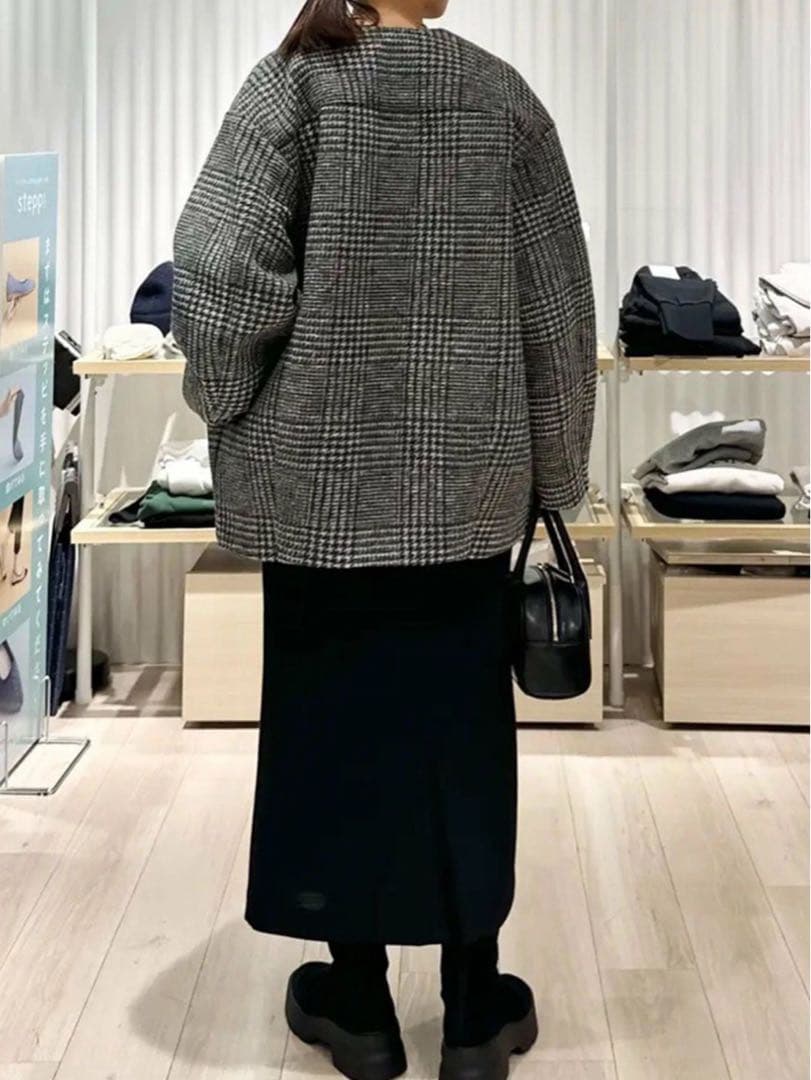 【美品】【試着のみ】Unfilo アンフィーロ　ボンディング　フォルム　コート