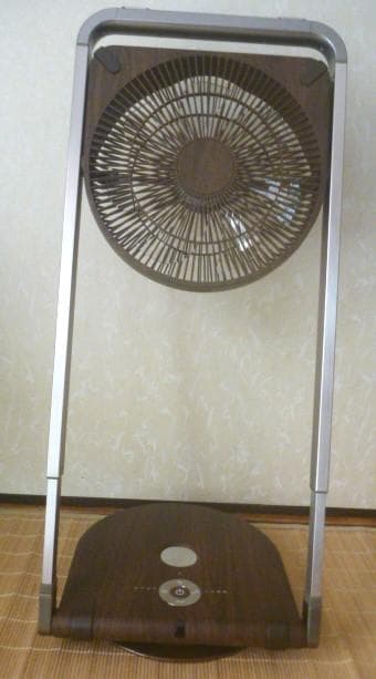zuu。ドウシシャ☆折りたたみ扇風機◎新品＆木目調の希少品!!!