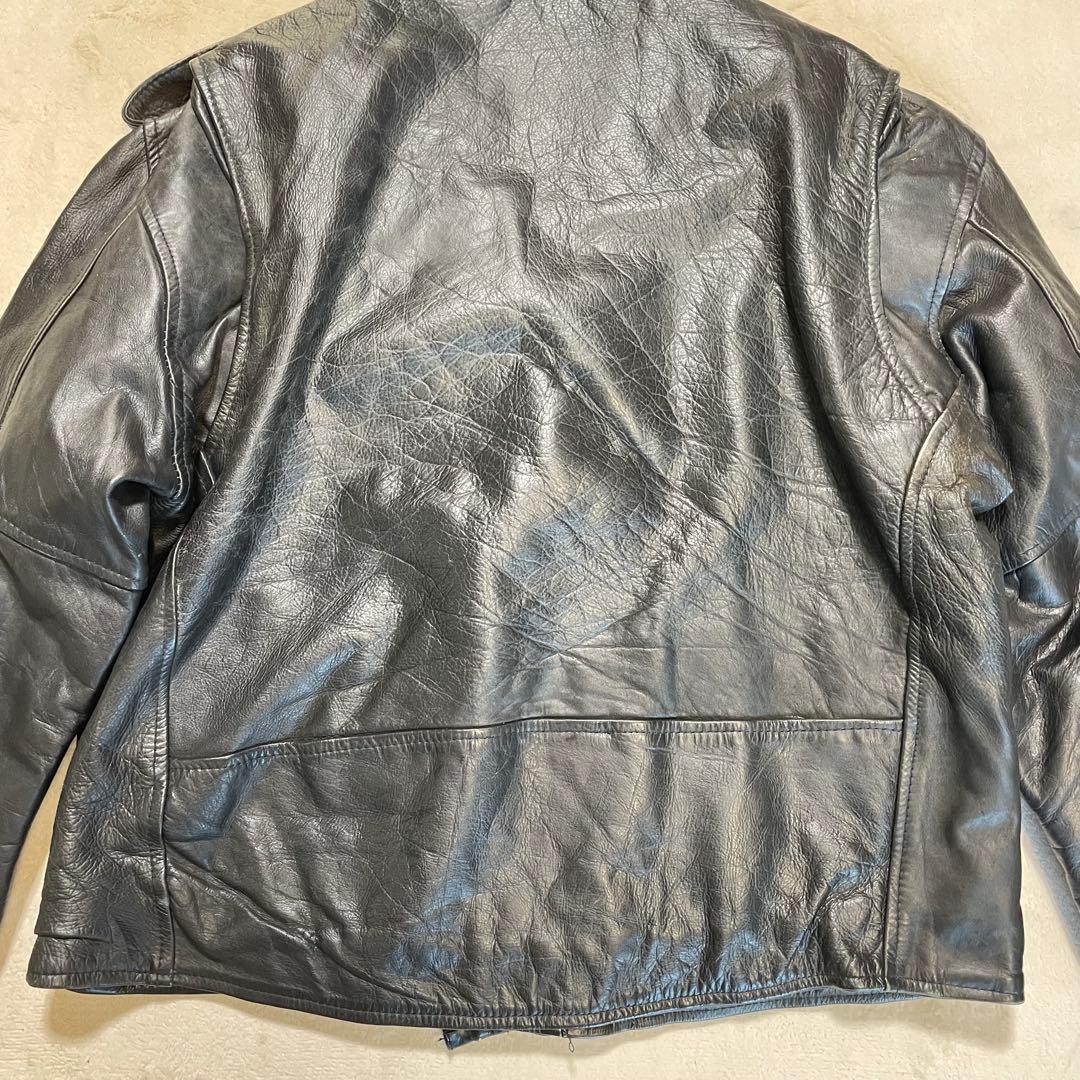 vintage brunswick ダブルライダース　レザージャケット　XXL