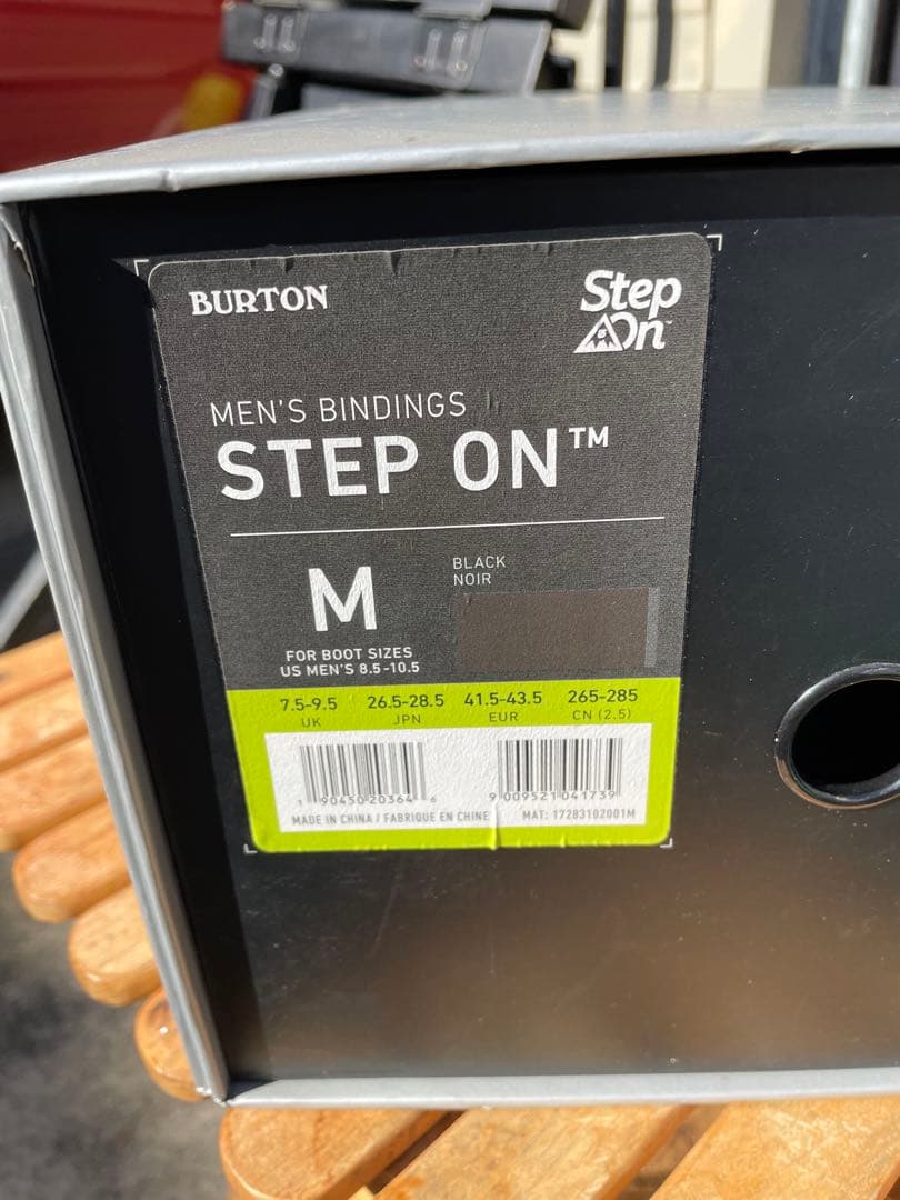 Burton Step On ビンディング Mサイズ ブラック