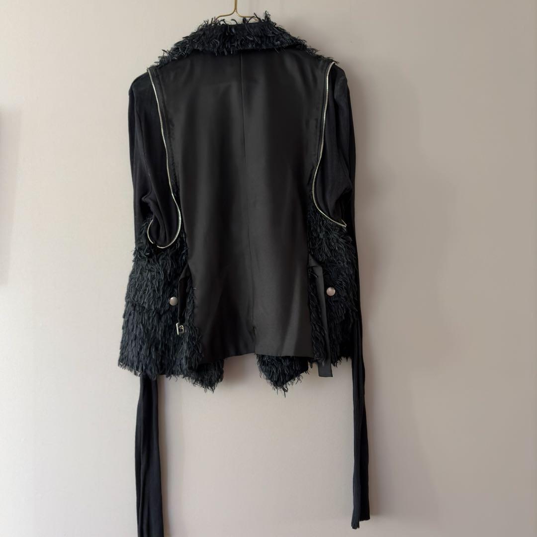 UNDERCOVER ライダース　異素材ミックス