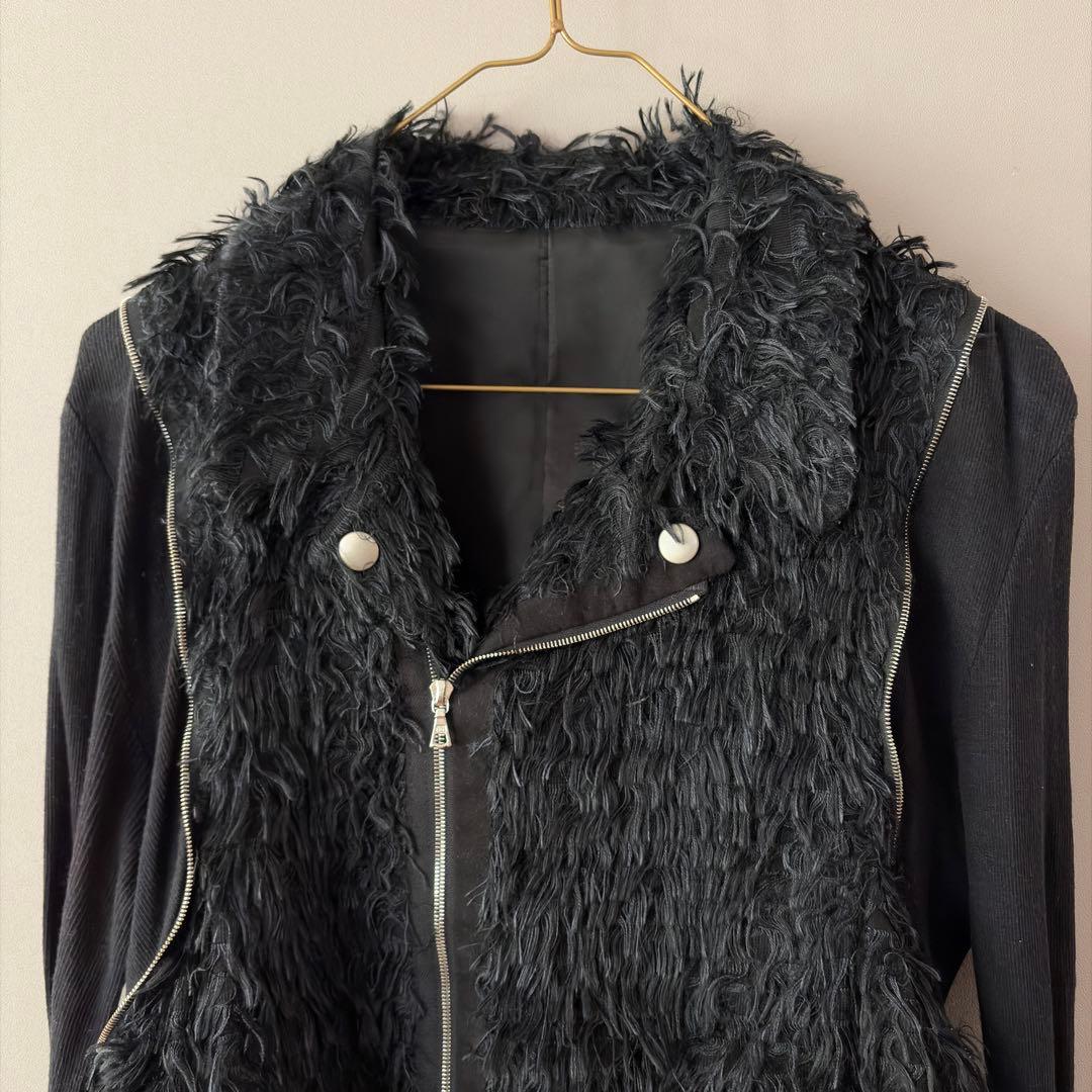 UNDERCOVER ライダース　異素材ミックス