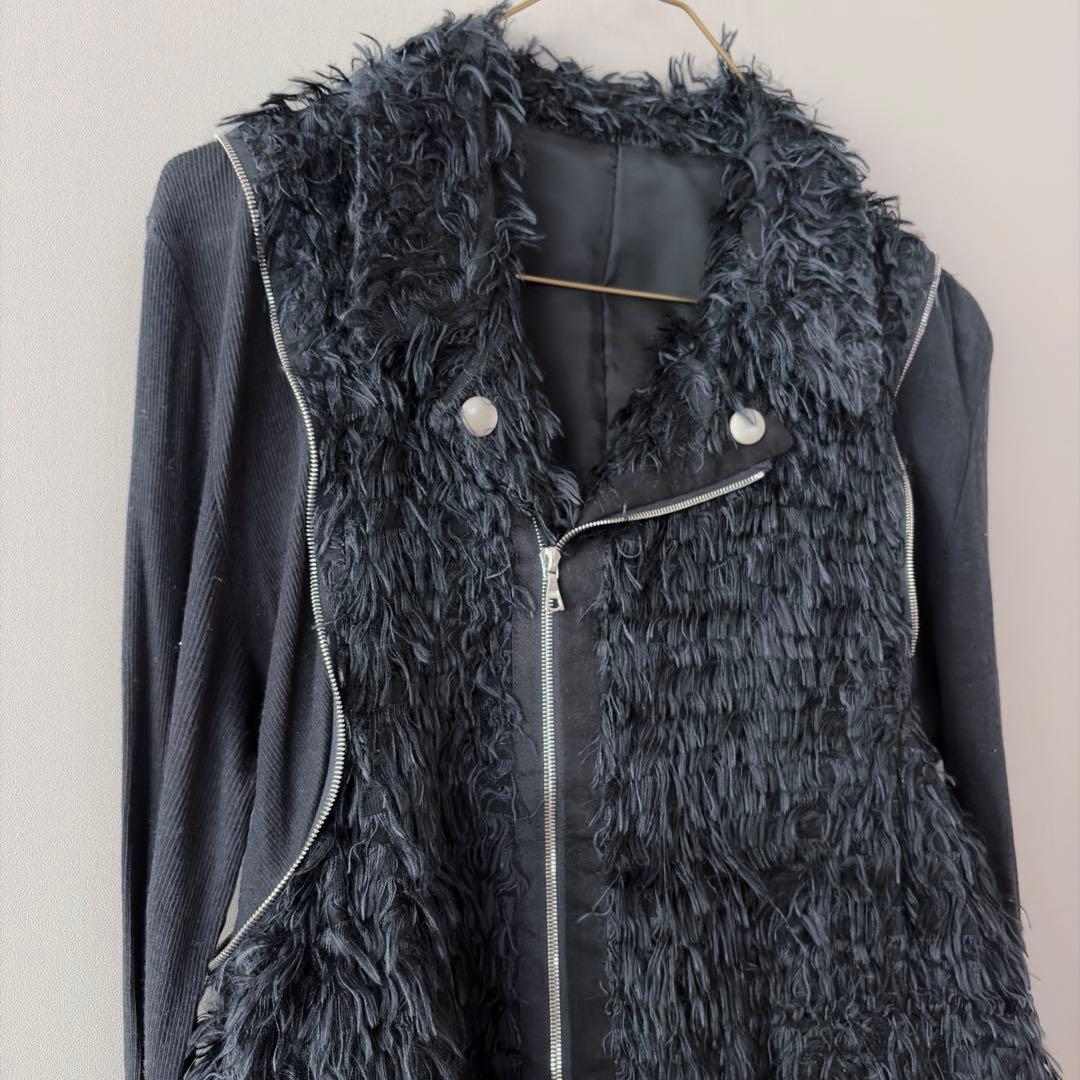 UNDERCOVER ライダース　異素材ミックス