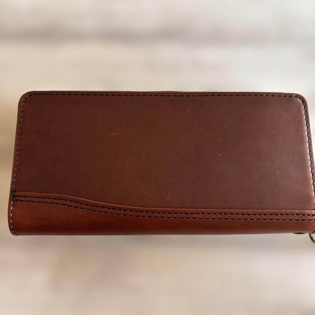 RED WING ブラウン長財布 ストラップ付き　廃盤美品