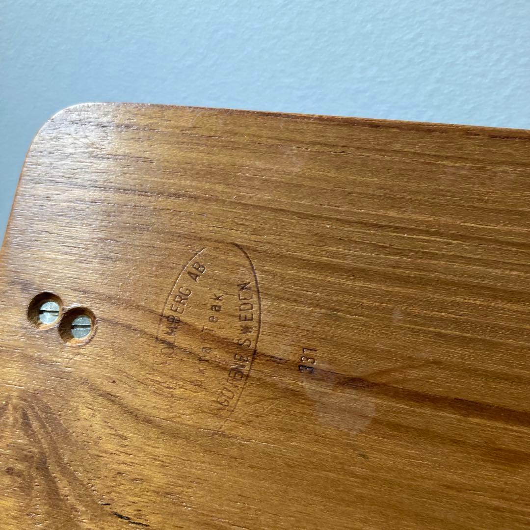 北欧ヴィンテージ　チークのトーストスタンド　ブックスタンドとしても♪