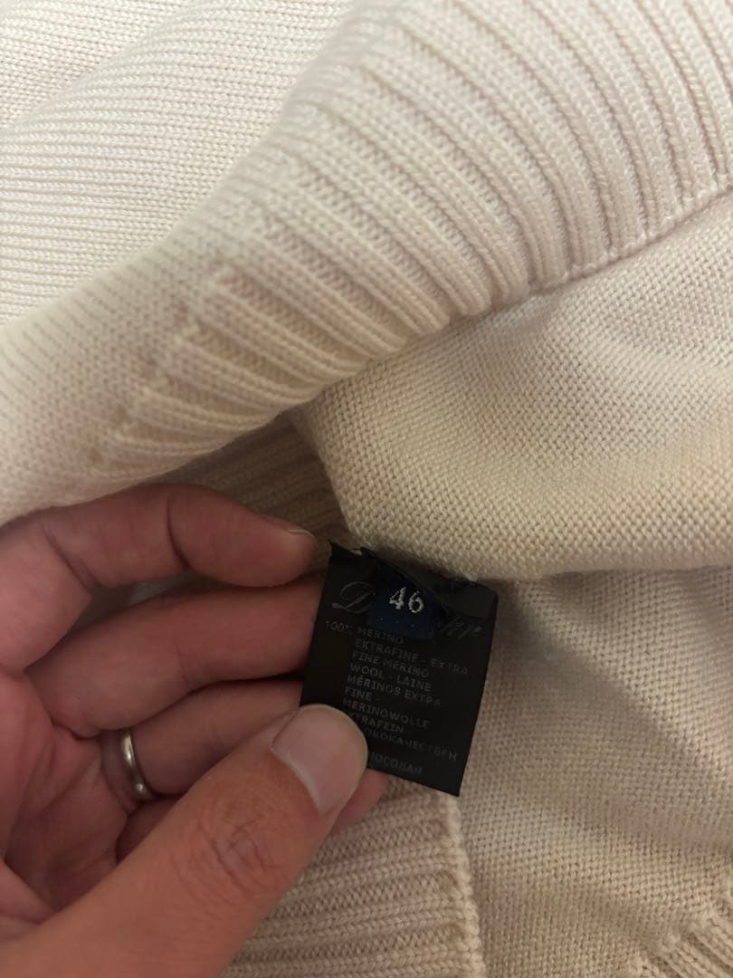 最終値下げBEAMSF DRUMOHR 8ゲージ タートルネックニット　46