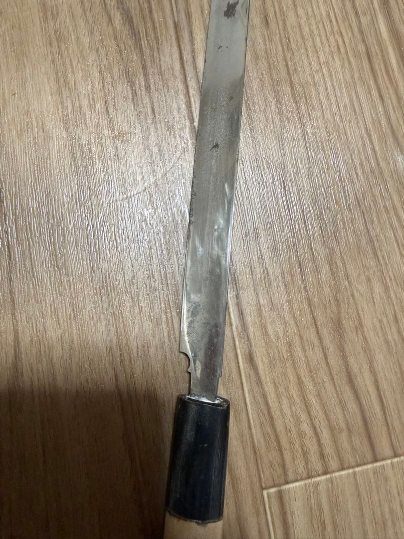 タコ引き　包丁　本焼　刃渡り尺