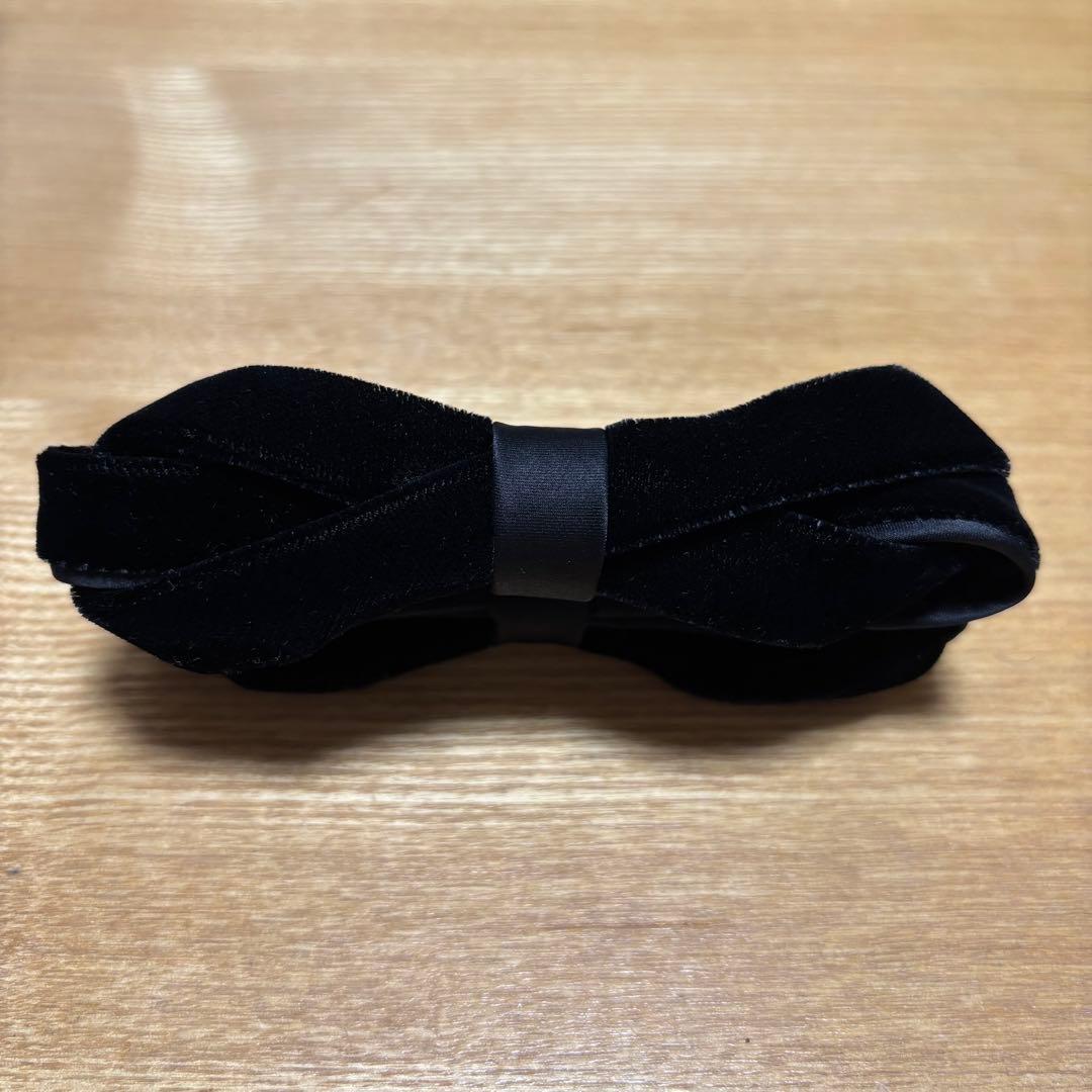 Complex Biz シュエット　ベルベット クリップ　ブラック