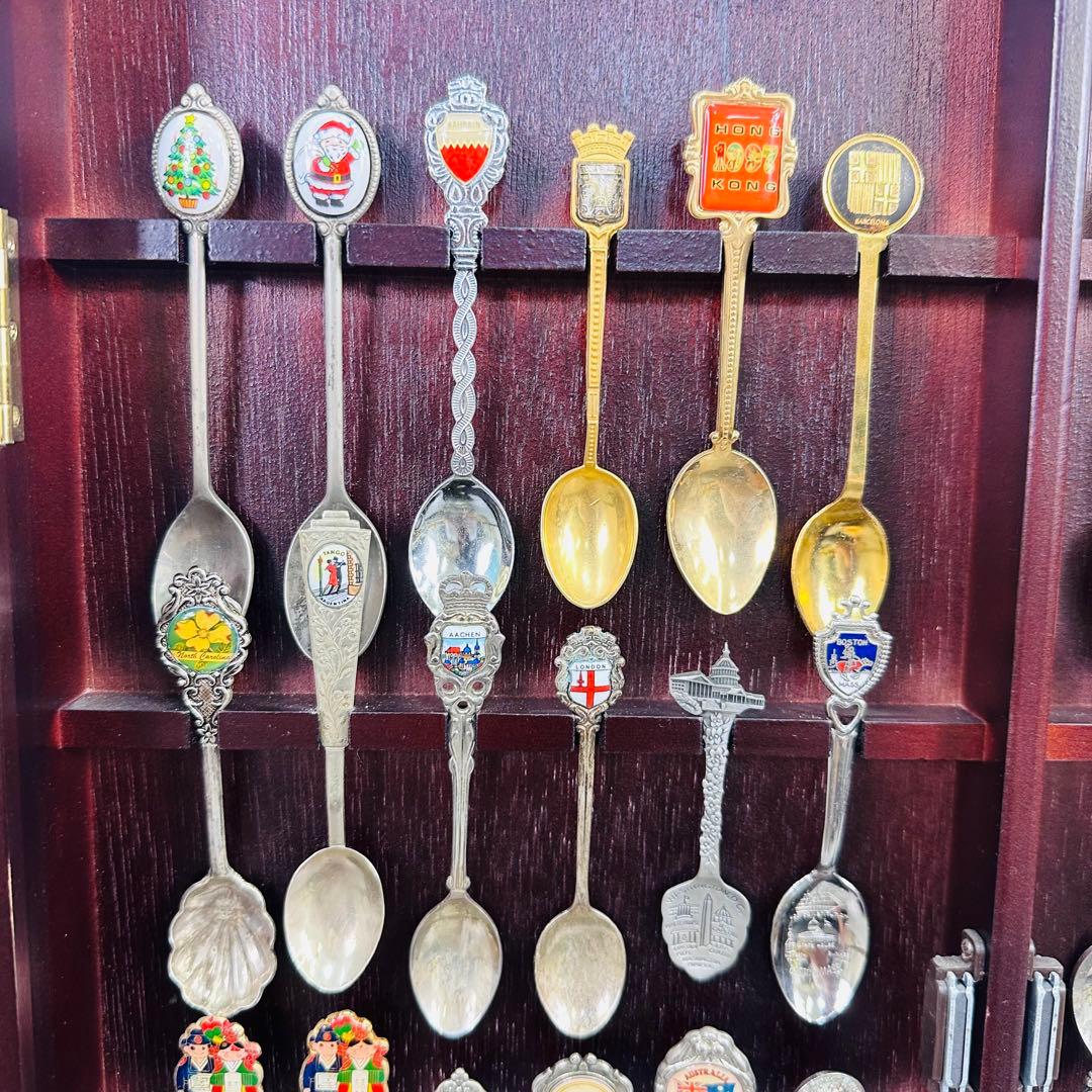 希少セット　世界各国　お土産　スーべニアスプーン　飾り　インテリア　ヴィンテージ