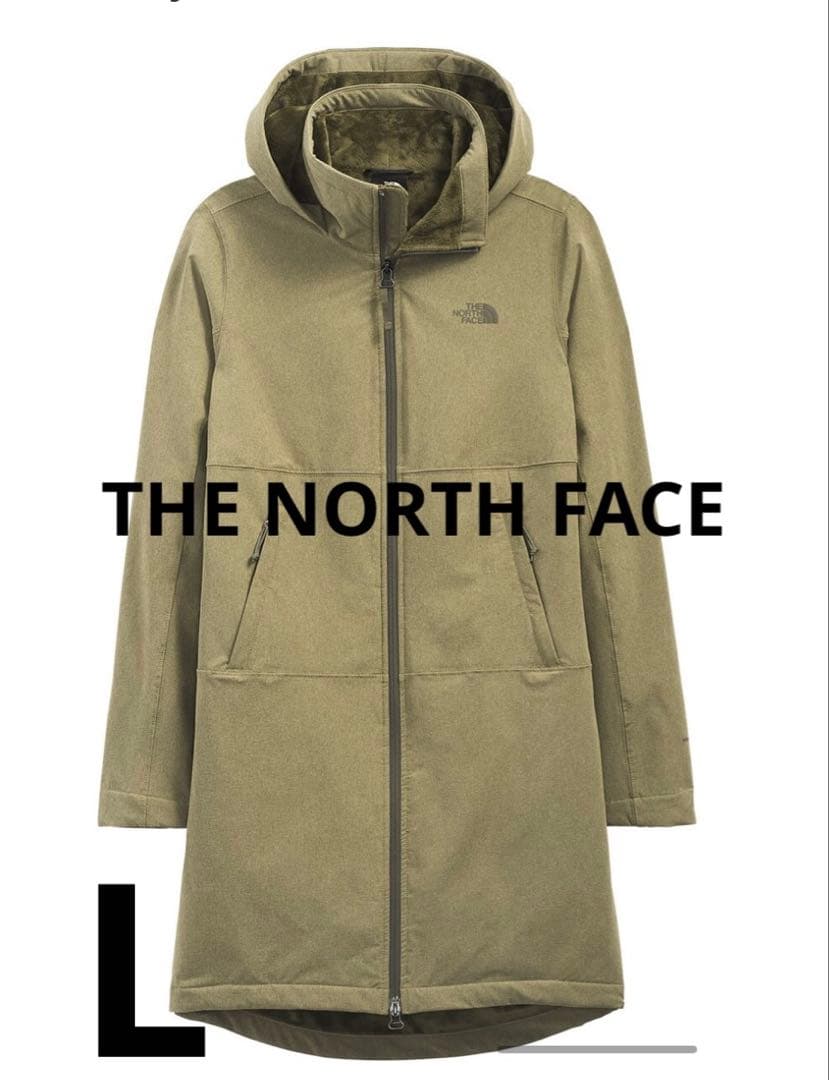 【THE NORTH FACE】日本未発売オリーブグリーンモッズコートL新品