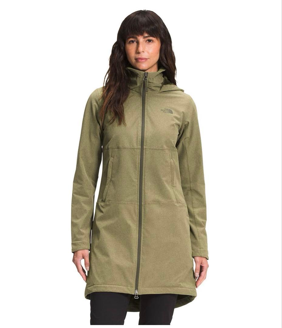 【THE NORTH FACE】日本未発売オリーブグリーンモッズコートL新品