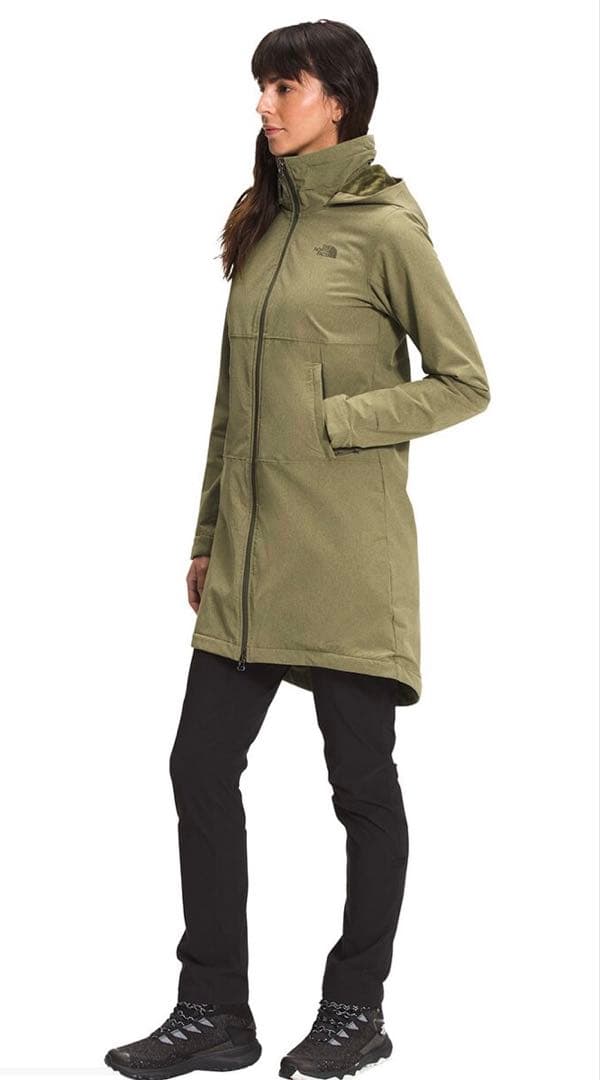 【THE NORTH FACE】日本未発売オリーブグリーンモッズコートL新品