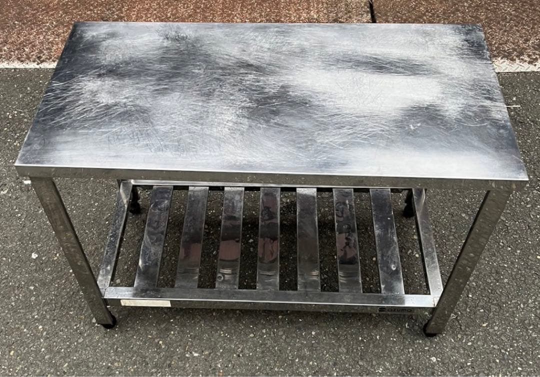 業務用 アズマ コンロ台 作業台 調理台 900×450×650 焼き台 ガス台