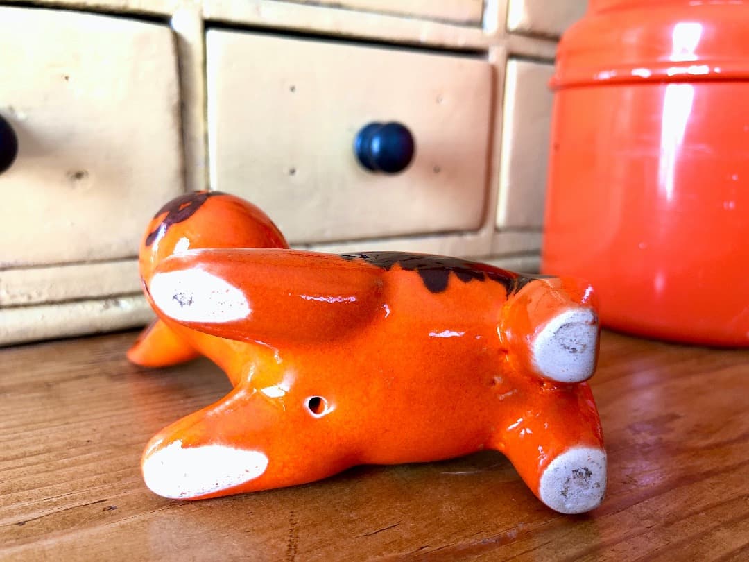 C*N様 イギリス製　ヴィンテージ　陶器　うさぎ　小物入　アンティーク　ホーロー