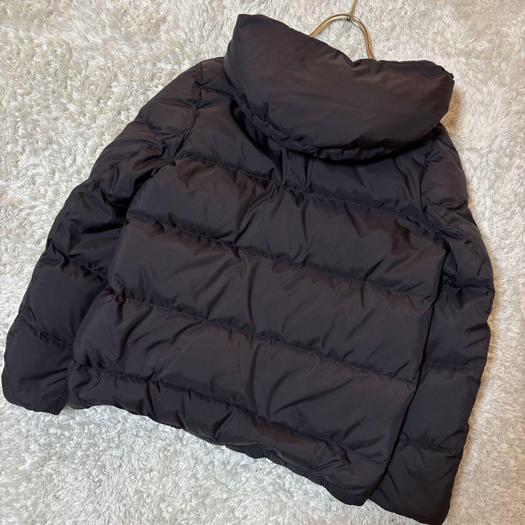 美品＊スローブイエナ　ショールフードショートダウンコート　ブラック　36