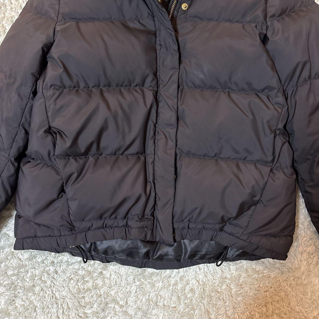 美品＊スローブイエナ　ショールフードショートダウンコート　ブラック　36