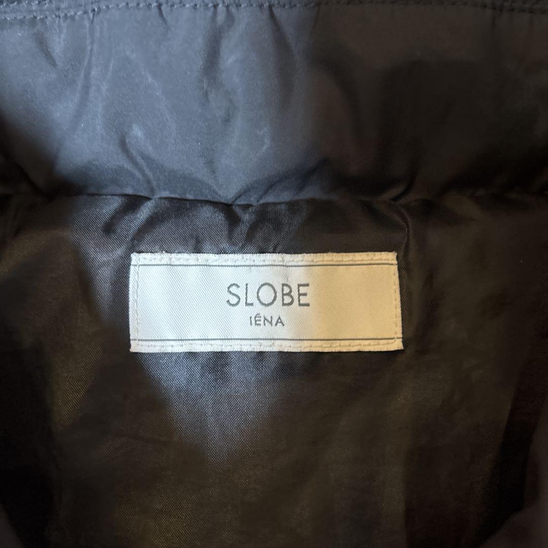 美品＊スローブイエナ　ショールフードショートダウンコート　ブラック　36